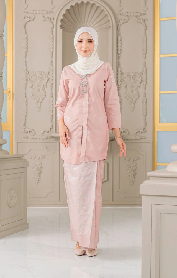 Teja Kebaya | Dusty Pink Silver
